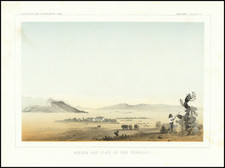 California and Los Angeles Map By U.S. Pacific RR Survey