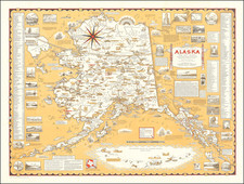 Alaska and Pictorial Maps Map By Ernest Dudley Chase