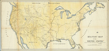 United States Map By U.S. War Department
