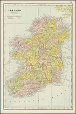 Ireland Map By Standard Atlas of the World