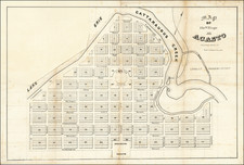 New York State Map By Miller & Co. Lith