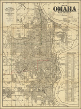 Nebraska Map By M. H. La Douceur