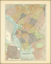 New York City and New York State Map By People's Publishing Co.