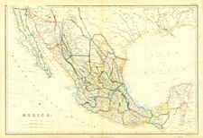 Southwest and Mexico Map By Blackie & Son