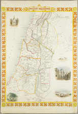 Holy Land Map By John Tallis