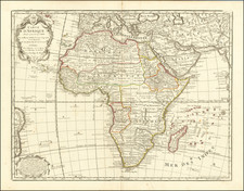 Carte D'Afrique, Dressee pour l'usage du Roy . . . 1722 By Philippe Buache