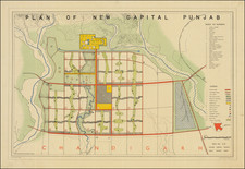 India Map By Survey of India / Le Corbusier