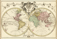 World Map By Johannes Covens  &  Cornelis Mortier