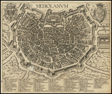 Other Italian Cities Map By Johann Heinrich von Pflaumern