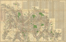 Pennsylvania Map By A. C. Wagner & Co.