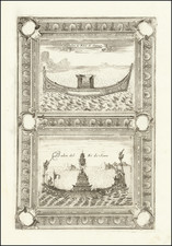 Curiosities and Naval & Marine Map By Vincenzo Maria Coronelli