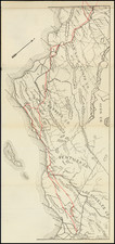 California and Rare Books Map By Hancock Bros.