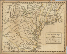 New England, Mid-Atlantic, Southeast and Midwest Map By Universal Magazine