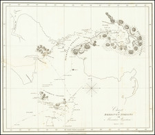 Alaska and Russia in Asia Map By Otto Von Kotzebue