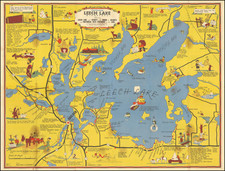 Minnesota and Pictorial Maps Map By Frank Antoncich