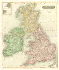 British Isles Map By John Thomson