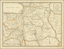 Central Asia & Caucasus and Turkey & Asia Minor Map By Philippe de la Rue