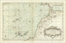 North Africa and West Africa Map By Jacques Nicolas Bellin