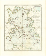 Turkey, Turkey & Asia Minor and Greece Map By Depot de la Marine