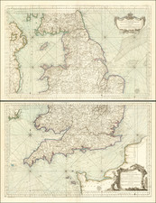 England Map By Depot de la Marine