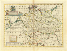 A New Map of Antient Germany, Rhaetia, Vindelicia, and Nordicum, Shewing thier Principal People, Tribes, Cities, Towns, Rivers, Mountains, &c. By Edward Wells