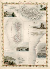 Caribbean Map By John Tallis