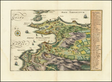 Southern Italy and Other Italian Cities Map By Matthaeus Merian