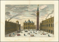 L'Altea Parte della Piazza S. Marco Di Venetia By Matthaus Merian