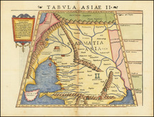 Ukraine, Central Asia & Caucasus and Russia in Asia Map By Sebastian Munster