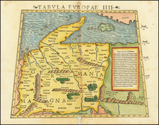 Tabula Europae IIII  [German Empire & Baltic]  (1st edition!)