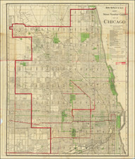 Rand McNally & Co.'s New Street Number Guide Map of Chicago