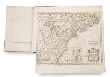 United States and Rare Books Map By Edmund Burke / Thomas Kitchin