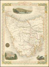 Australia Map By John Tallis