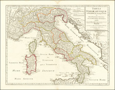 Italy Map By Philippe Buache