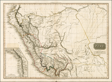 South America Map By John Pinkerton