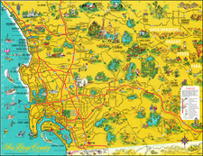 San Diego Map By Carol Mendel