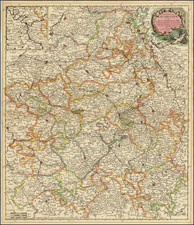 Nord et Nord-Est Map By Cornelis II Danckerts