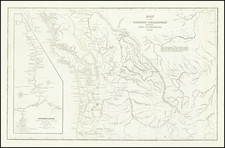 Washington, D.C., Utah, Nevada, Idaho, Montana, Utah, Wyoming and Oregon Map By Charles Wilkes