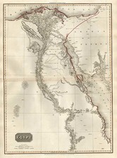 Asia, Middle East, Africa and North Africa Map By John Pinkerton