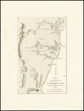 Australia Map By Louis Claude Desaulses de Freycinet / Francois Peron