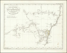 Australia Map By Justus Perthes