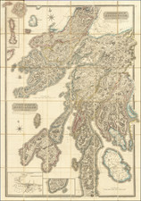 Scotland Map By W. & A.K. Johnston