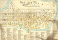 Map of Atlantic City New Jersey. From Surveys in City Engineers Office and Personal Revision.