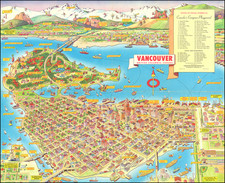 Pictorial Maps and British Columbia Map By Don Bloodgood