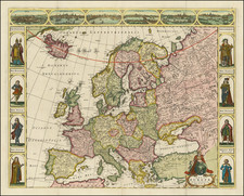 Europe Map By Frederick De Wit