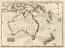 Asia, Southeast Asia, Australia & Oceania, Australia, New Zealand and Other Pacific Islands Map By John Pinkerton