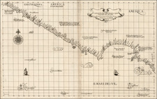 Baja California and California Map By Robert Dudley