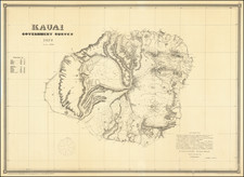 Hawaii and Hawaii Map By Hawaiian Government Survey