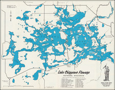 Wisconsin Map By Lake Chippewa Association