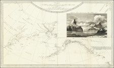 Polar Maps, Oregon, Washington, Alaska, Russia in Asia, Western Canada and British Columbia Map By James Cook / J. C. G. Fritzsch